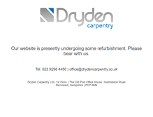 Tablet Screenshot of drydencarpentry.co.uk